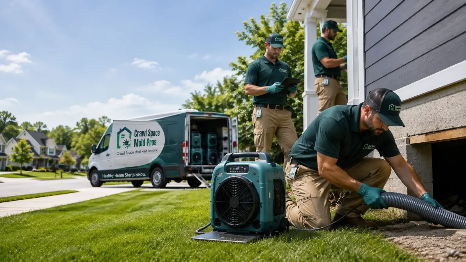 Crawl Space Mold Removal in Sandy Lake, PA
